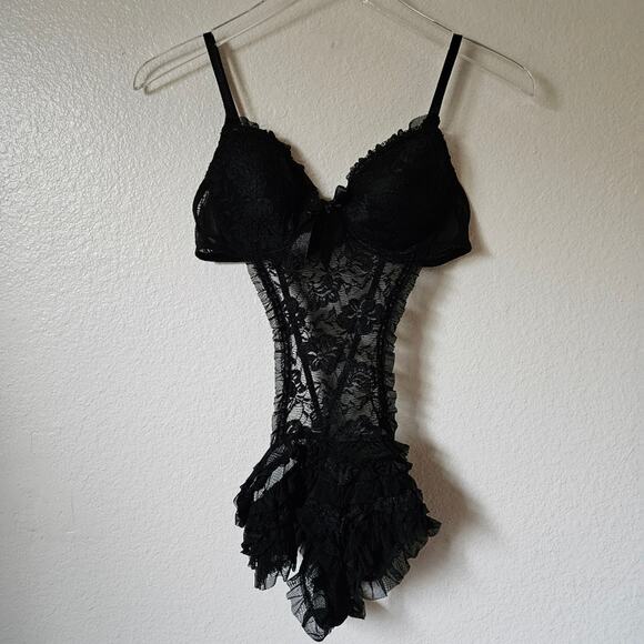 Lingerie One Piece Medium Black - Picture 1 of 5